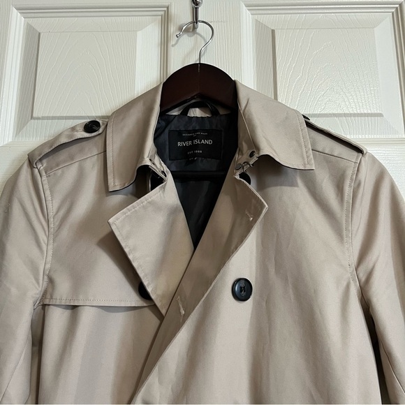Women's Beige Trench Coat - Picture 3 of 13